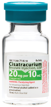 Cisatracurium Besylate Injection, USP 20 mg per 10 mL 